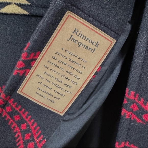 Pendleton Rimrock Jacquard Coat | Stepped Arrow Western Wool | Women’s M - Picture 4 of 10